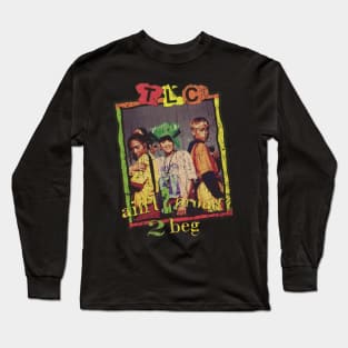 Tlc Vintage Aesthetic Fan Art Design Long Sleeve T-Shirt